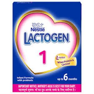 Nestle LACTOGEN 1 Infant  Formula Powder - Upto 6 Months , Stage 1 (400g Bag-In-Box-Pack)